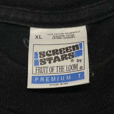 BLACK GRAPE IT'S GREAT WHEN YOU’RE STRAIGHT YEAH LS TEE BLACK SCREEN STARS XL 3435