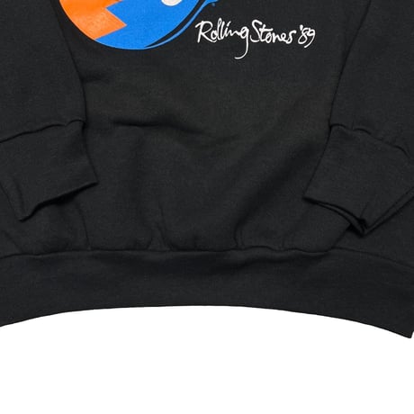 ROLLING STONES THE NORTH AMERICAN TOUR 1989 CREWNECK SWEAT FRUIT OF THE LOOM LARGE 2906