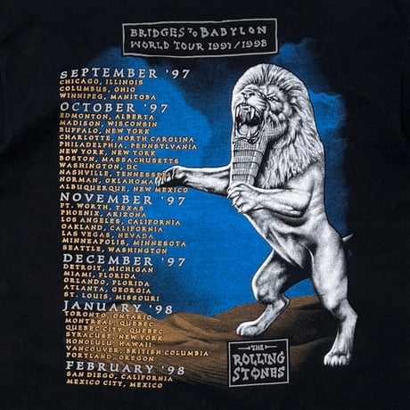 ROLLING STONES BRIDGES TO BABYLON WORLD TOUR 1997/1998 anvil XL 0260