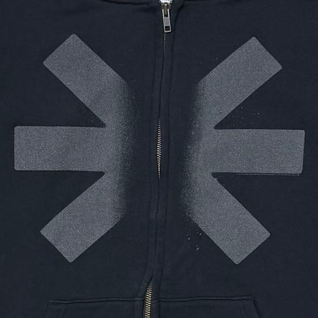 RED HOT CHILI PEPPERS GLITTER LOGO SWEAT ZIP HOODIE MEDIUM 5092