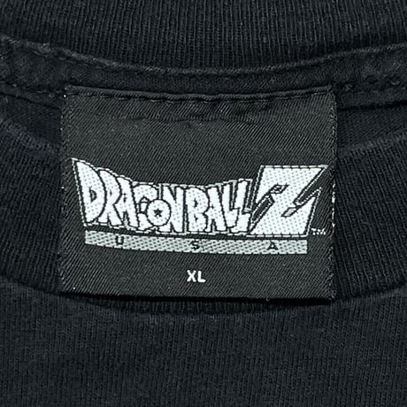 VINTAGE DRAGON BALL Z SON GOKU DOUBLE SIDE TEE BLACK XL 5289