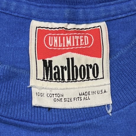 Marlboro UNLIMITED COYOTE POCKET TEE BLUE OSFA FITS XL 7052