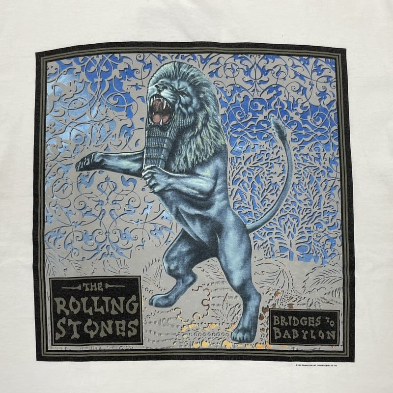 ROLLING STONES 1997 BRIDGES TO BABYLON WHITE an
