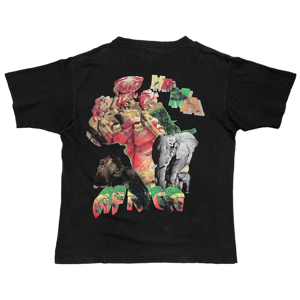 GARNETT SILK MAMA AFRICA RAP DESIGN TEE FITS XL