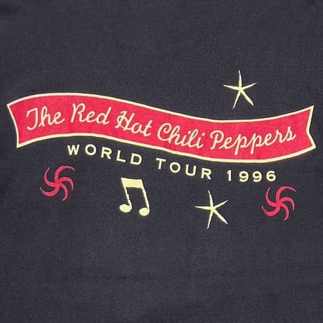 RED HOT CHILI PEPPERS ONE HOT MINUTE WORLD TOUR 1996 giant BY TEEJAYS LARGE 3943