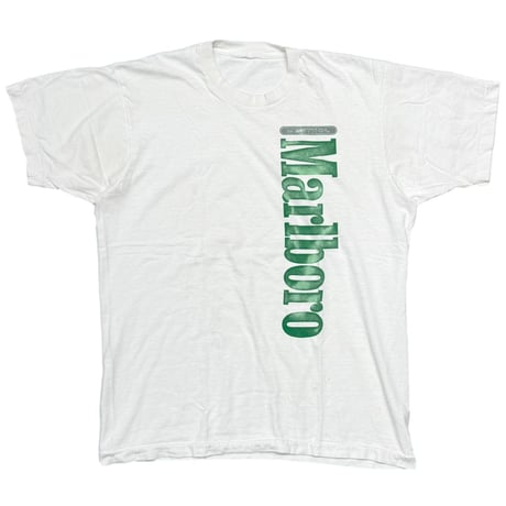Marlboro MENTHOL GREEN TEXT LOGO WHITE FITS LARGE 7009