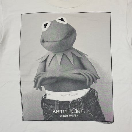 KERMIT KERMIT CLEIN CALVIN KLEIN PARODY WHITE FITS LARGE 1521