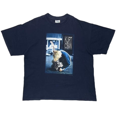 NIRVANA 2000 KURT COBAIN NAVY M&O XL 0710