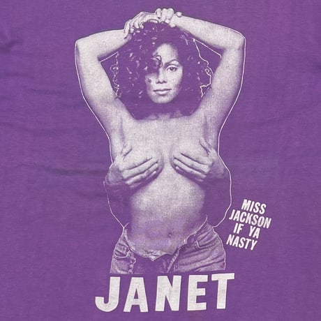 JANET JACKSON Put me on a planet dammit PURPLE FITS XL 4974