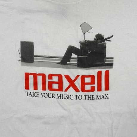 maxell TAKE YOUR MUSIC TO THE MAX WHITE FRUIT OF THE LOOM XL 3535
