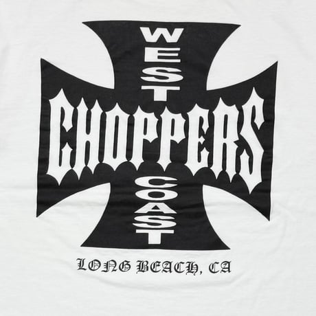 WEST COAST CHOPPERS	IRON CROSS LONG BEACH CA SS WHITE ANVIL XL 8655