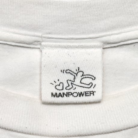 KEITH HARING MAN POWER LS WHITE XL 7075