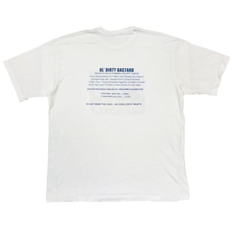 Ol' Dirty Basterd RETURN TO THE 36 CHAMBERS ID CARD WHITE XXXL 3487