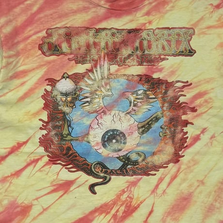 JIMI HENDRIX EXPERIENCE FLYING EYE BALL 1989 TIE DYE HANES XL 5502