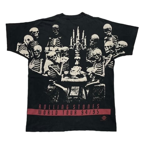 ROLLING STONES VOODOO LOUNGE 94/95 SKELETONS OVP FRUIT OF THE LOOM XL 6880