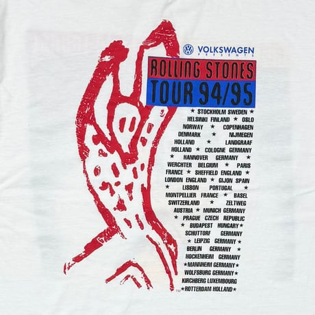 THE ROLLING STONES VOODOO LOUNGE TOUR 94/95 SIERRA TEEZ XL 5525