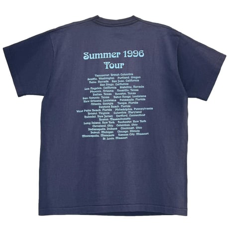 THE MOODY BLUES	SUMMER 1996 TOUR NAVY FRUIT OF THE LOOM XL 2706