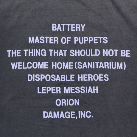 METALLICA MASTER OF PUPPETS MURINA LARGE 9455