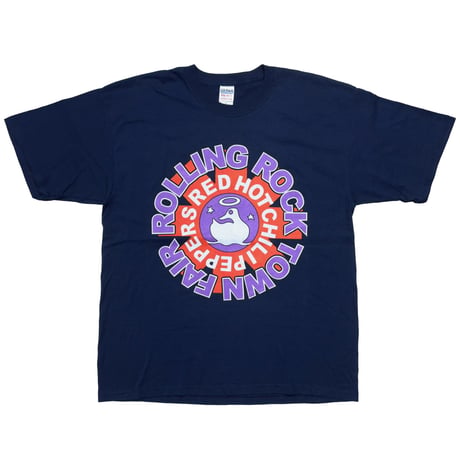 RED HOT CHILI PEPPERS ROLLING ROCK TOWN FAIR NAVY GILDAN XL 8838