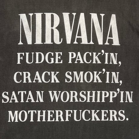 NIRVANA BLEACH BOOTLEG FITS XL 2262