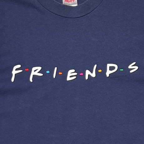 FRIENDS MOVIE PROMO LOGO DARK BLUE FRUIT OF THE LOOM LARGE 5443