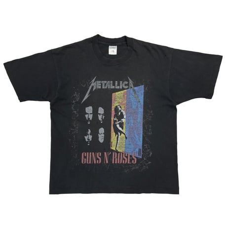 METALLICA x GUNS N' ROSES x FAITH NO MORE TOUR 1992 FRUIT OF THE LOOM LARGE 7378