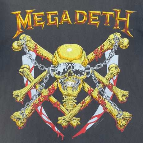 MEGADETH 1991 VIC RATTLEHEAD FITS LARGE 7647
