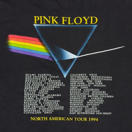 PINK FLOYD DARK SIDE OF THE MOON NORTH AMERICAN TOUR 1994 BROCKUM XL 1091