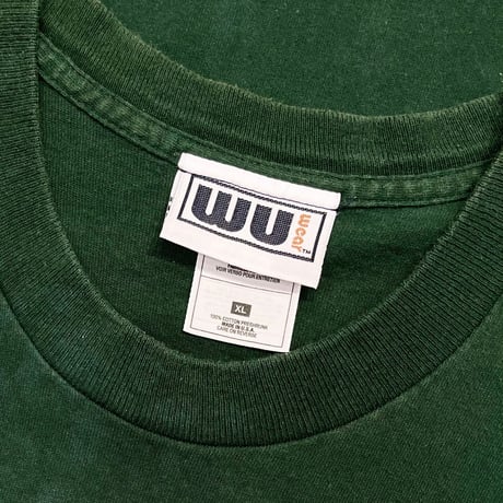 WU-TANG CLAN WUWEAR WORLDWIDE REGISTER GREEN YELLOW XL 5219