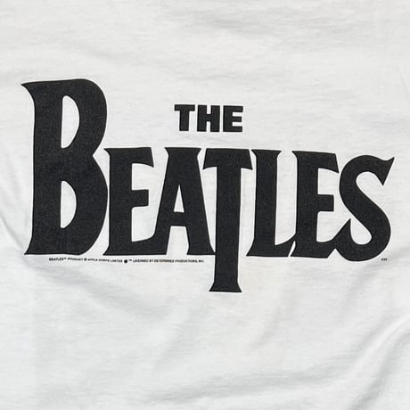 THE BEATLES LONLEY HEARTS LS WHITE FRUIT OF THE LOOM LARGE 9675