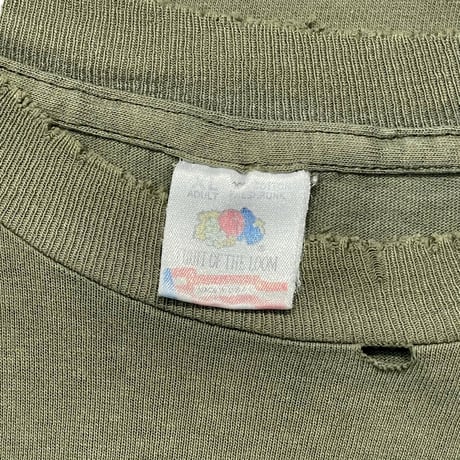 oasis BLACK BOX LOGO GREEN FRUIT OF THE LOOM XL 8187