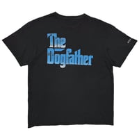 OLD&VINTAGE THE DOGFATHER BLUE TEXT LOGO KEY WEST FITS LARGE 8184