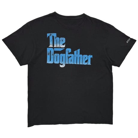 OLD&VINTAGE THE DOGFATHER BLUE TEXT LOGO KEY WEST FITS LARGE 8184