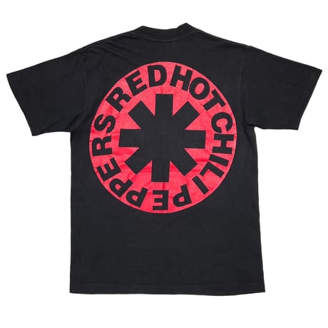 RED HOT CHILI PEPPERS 1990 MEMBER PORTRAIT CURVING LOGO SOF TEE MEDIUM 3122