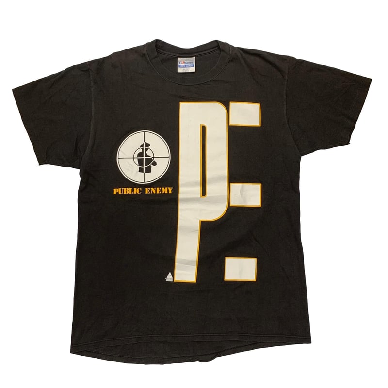 PUBLIC ENEMY TARGET LOGO TEE HANES LARGE 3791 |