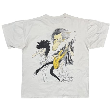 ROLLING STONES 1994 Gerald Scarfe WHITE FITS XL 8937