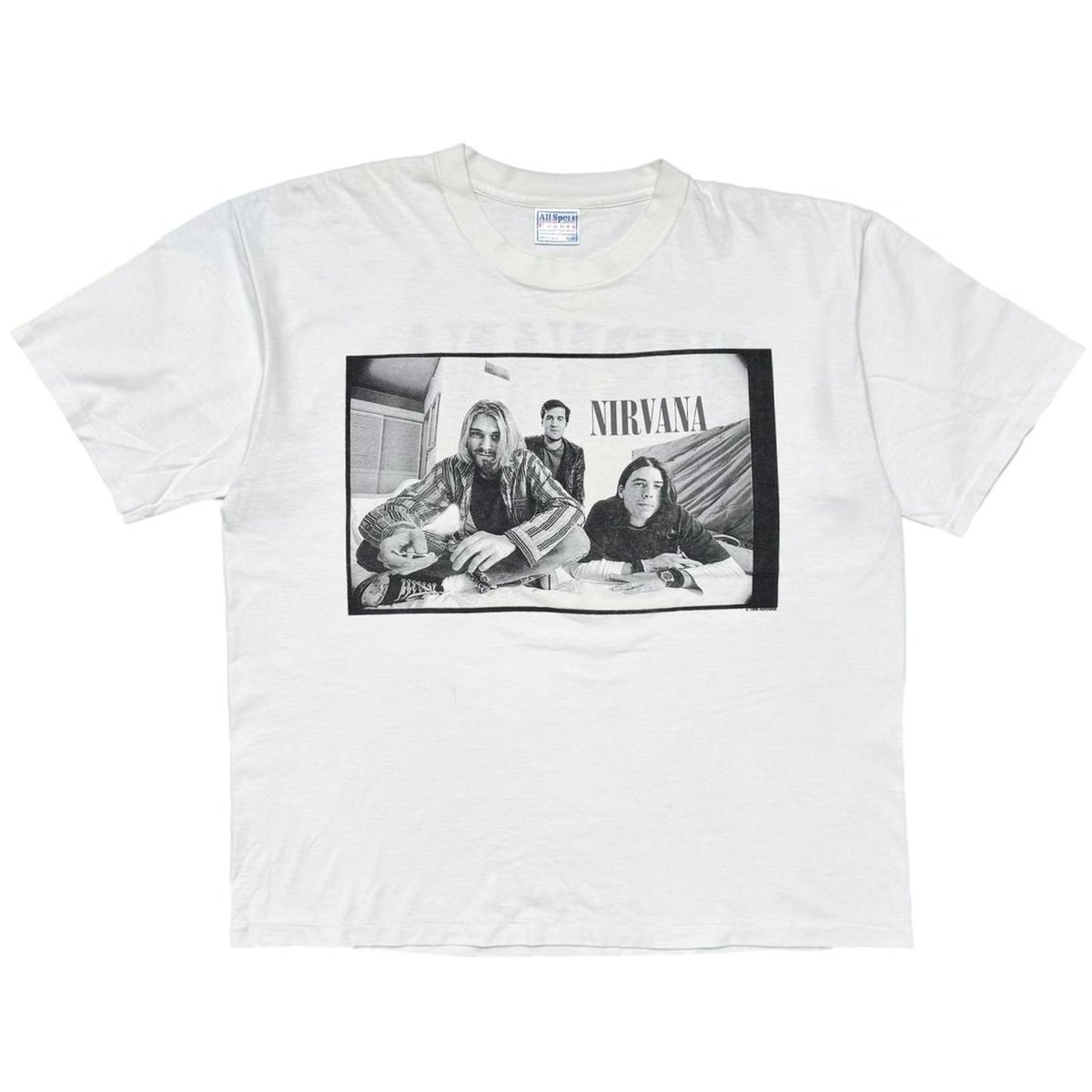 NIRVANA 1996 MEMBER PORTRAIT WHITE ALLSPORT XL