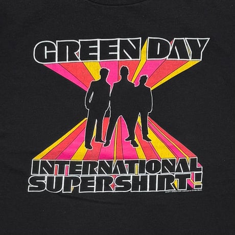 GREEN DAY 2001 INTERNATIONAL SUPER SHIRT DELTA MEDIUM 5109