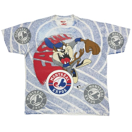 LOONEY TUNES 1993 TAZMANIAN DEVIL MONTREAL EXPOS OVP LARGE 9467