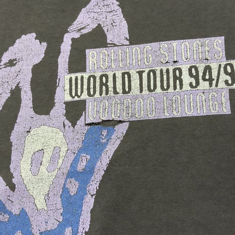 THE ROLLING STONES PURPLE SPIKE TONGUE BROCKUM LARGE 6773