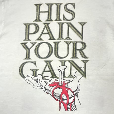 LORD'S GYM HIS PAIN YOUR GAIN WHITE MEDIUM 5778
