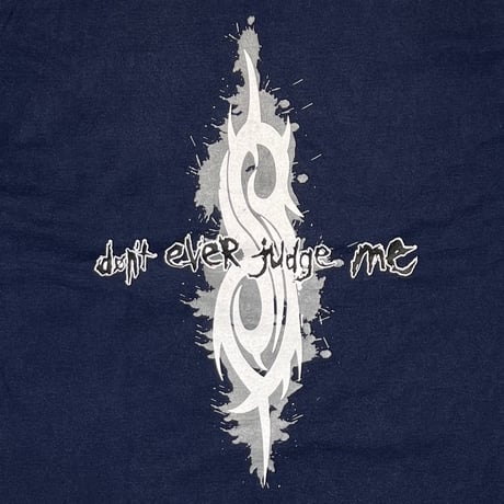 Slipknot 1999 DON'T EVER JUDGE ME NAVY TULTEX LARGE 1763