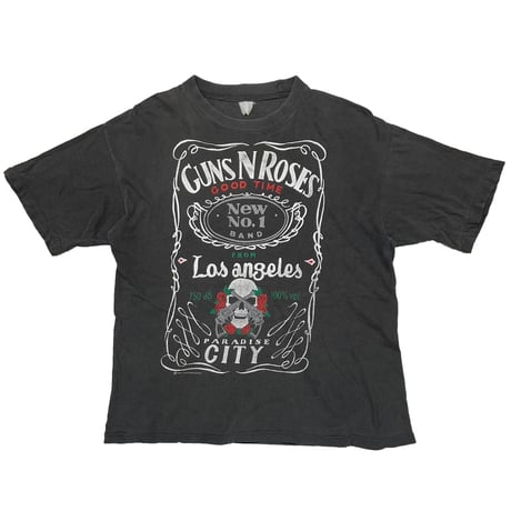 GUNS N' ROSES 1991 JACK DANIEL PARODY NEW NO.1 BAND EURO FITS XL 9772