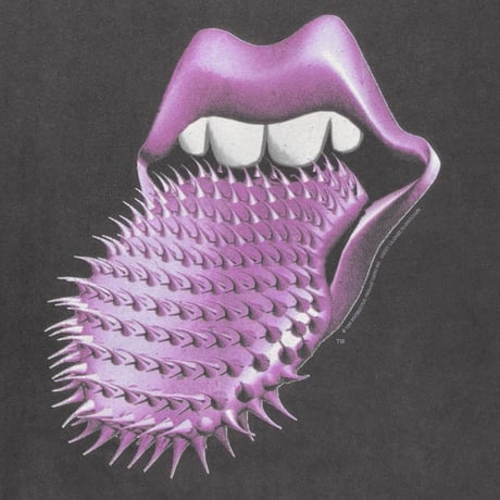 ROLLING SRTONES 1994 VOODOO LOUNGE PURPLE SPIKE TONGUE FITS L-XL 0347