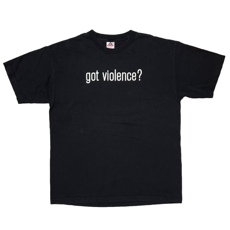 ミュージシャン MARILYN MANSON got violence? Vintage Marilyn Manson Got Violence? Long Sleeve Band Tee
