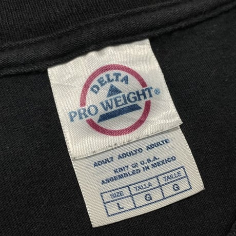 OLD&VINTAGE FUCK YOU HAND SIGN TEE DELTA LARGE 9672
