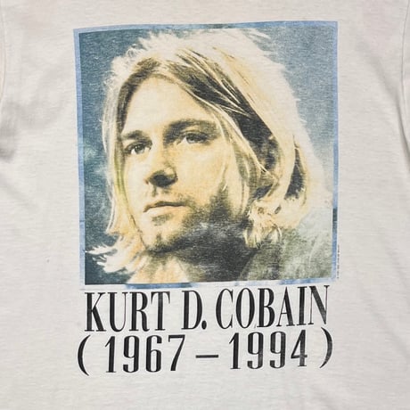 NIRVANA KURT COBAIN MEMORIAL ADULT GIANT BY TULTEX LARGE 9445