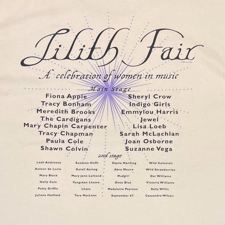 LILITH FAIR 1997 FES NATURAL GILDAN XL 2239