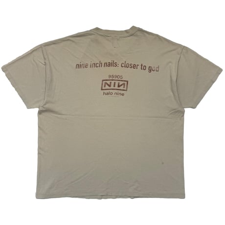 NINE INCH NAILS 1994 CLOSER TO GOD HALO EIGHT SAGE GREEN FITS XL 6474