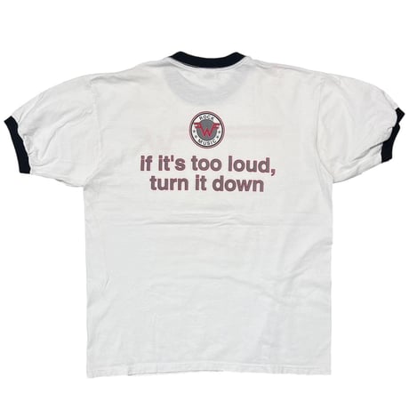WEEZER 1995 it it's too loud, turn it down RINGER WHITE XL 1404